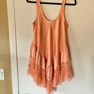 Free People Orange Tank Top